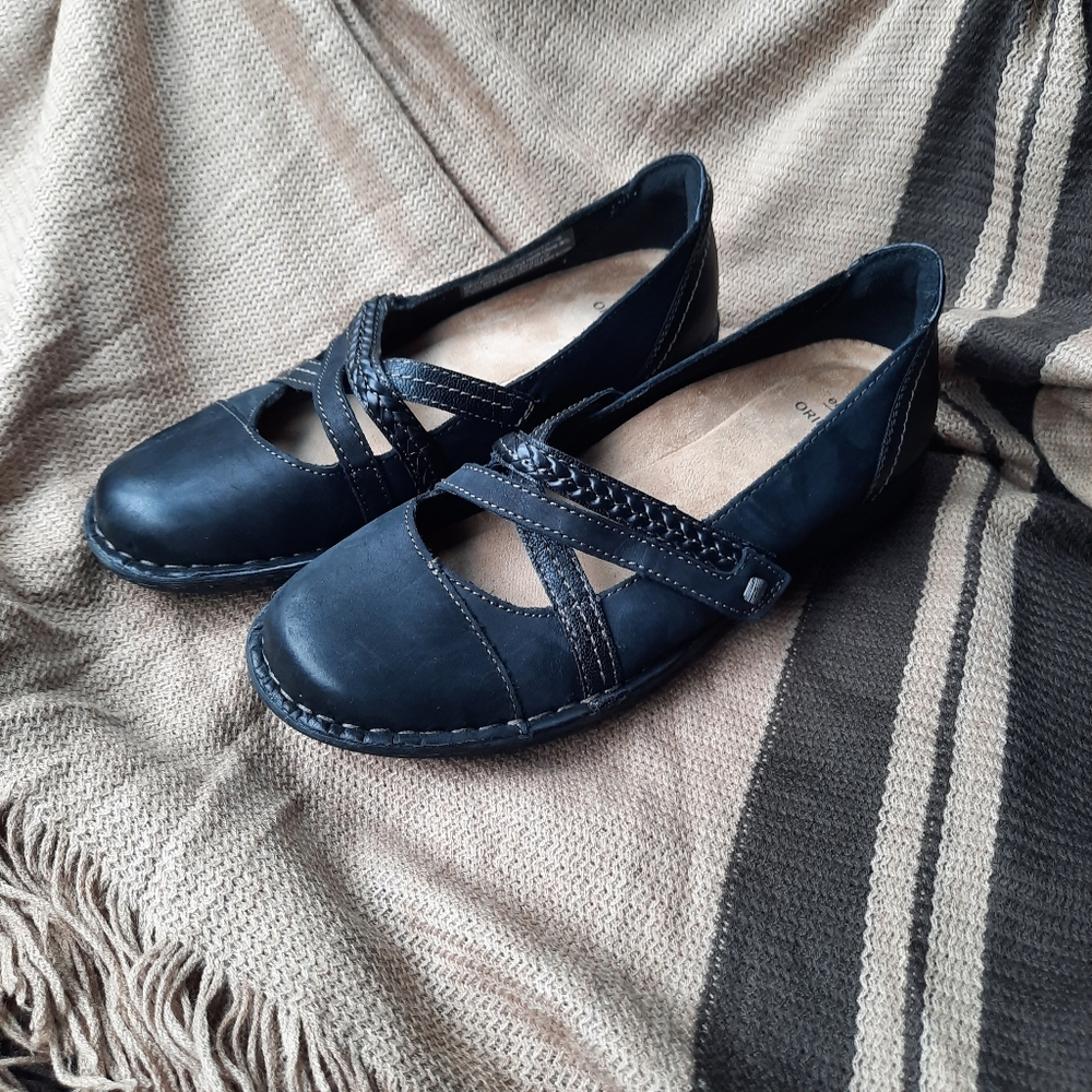 Earth Toriana Comfort Mary Jane Loafers Flats Shoes NEW Fall 8.5 Black